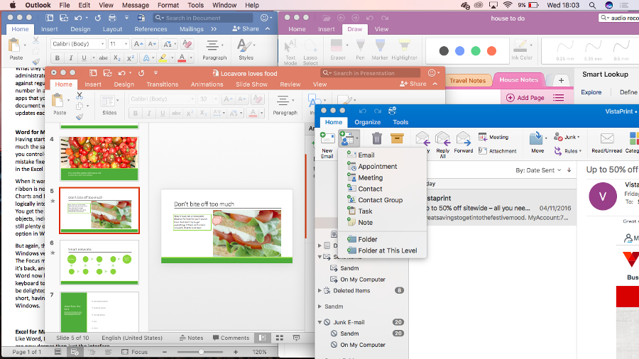 office home & student 2016 for mac software